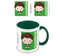 FRIENDS Pyramid International (Chandler Chibi) Green Inner C Mug - 315 ml Tasse en céramique - Taille unique, Chander - Vert