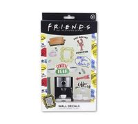 FRIENDS Stickers muraux Officiellement licencié, Amovibles et étanches, Contient Plus de 20 Stickers