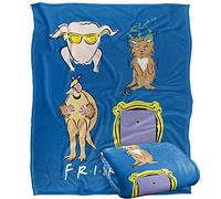 Friends Symbols Plaid Ultra Doux au Toucher Soyeux - 152 x 127 cm