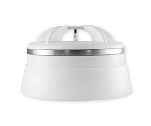 frient Intelligent Heat Alarm - Détecteur de Chaleur Zigbee sans Fil | Alerte incendie instantanée et sirène 85 dB pour cuisine et garage. Compatible avec Homey, SmartThings et Home Assistant.