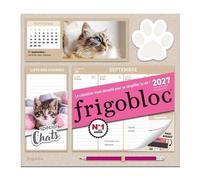 Frigobloc Hebdomadaire Chat 2027 - Calendrier organiseur familial (de sept. 2026 à déc. 2027)