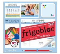 Frigobloc Hebdomadaire 2025 Montessori (de sept. 2024 à déc. 2025) - sept.24-dec.25 - Collectif - Play Bac Eds - Calendrier