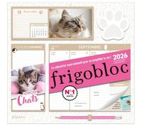 Frigobloc Hebdomadaire 2026 Chats (de sept. 2025 à déc. 2026) - Edition 2025