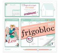 Frigobloc Hebdomadaire 2026 Maison Zen (de sept. 2025 à déc. 2026) - Edition 2025