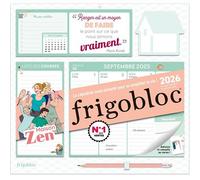 Frigobloc Hebdomadaire 2026 Maison Zen (de sept. 2025 à déc. 2026) - Edition 2025
