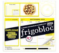 Frigobloc Hebdomadaire 2026 Simplissime (de sept. 2025 à déc. 2026) - Edition 2025