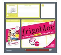 Frigobloc Hebdomadaire 2027 - Calendrier organiseur familial (de sept. 2026 à déc. 2027)