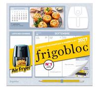 Frigobloc Hebdomadaire Air Fryer 2027 - Calendrier organiseur familial (de sept. 2026 à déc. 2027)