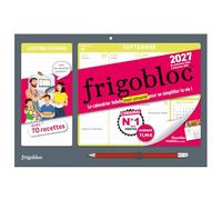 Frigobloc Hebdomadaire Compact 2027 - Calendrier organiseur familial (de sept. 2026 à déc. 2027)
