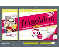 Frigobloc Hebdomadaire Compact 2027 - Calendrier organiseur familial (de sept. 2026 à déc. 2027)