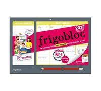 Frigobloc Hebdomadaire Compact 2027 - Calendrier organiseur familial (de sept. 2026 à déc. 2027)