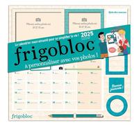 Collectif – Frigobloc mensuel 2025 – Photos à personnaliser – Avec 1 crayon – Édition 2024-2025