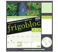 Frigobloc Mensuel 2026 Géo (de sept. 2025 à déc. 2026) Edition 2025 - Collectif - Play Bac Eds - broché - Calendrier