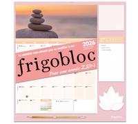 Frigobloc Mensuel 2026 Zen (de sept. 2025 à déc. 2026) - Edition 2025