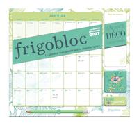 Frigobloc Mensuel 2027 Déco Végétal - Calendrier organiseur familial (de janv. à déc. 2027)