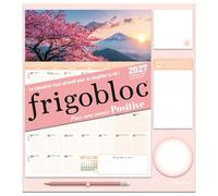 Frigobloc Mensuel Année positive 2027 - Calendrier organiseur familial (de sept. 2026 à déc. 2027)