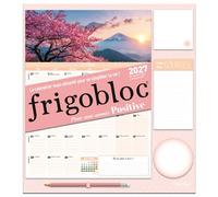PlayBac Calendrier organiseur familial Frigobloc Mensuel Année positive 2027 (sept. 2026 - déc. 2027)