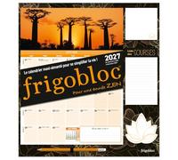 Frigobloc Mensuel Année zen 2027 - Calendrier organiseur familial (de sept. 2026 à déc. 2027)