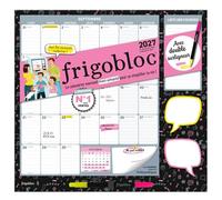 Frigobloc Mensuel Fluo 2027 - Calendrier organiseur familial (de sept. 2026 à déc. 2027)