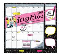 Frigobloc Mensuel Fluo 2027 - Calendrier organiseur familial (de sept. 2026 à déc. 2027) - Collectif - Play Bac Eds - broché - Calendrier