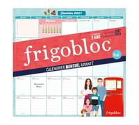 Frigobloc Planning mensuel 2 ans - Calendrier organiseur familial (de janv. 2027 à déc. 2028)