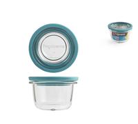Frigoverre Future En Verre Transparent Avec Couvercle, Rond 10 Cm