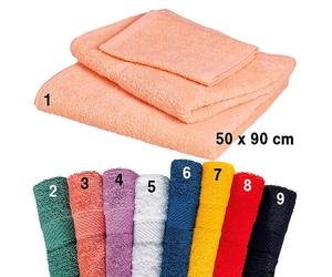 Fripac-Medis Serviettes éponge pour salon Bleu (6)
