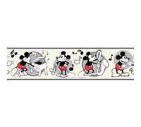Frise adhésive Disney Mickey Mouse vintage Piano, saxo et violon - 12,7 cm x 4.57 m G