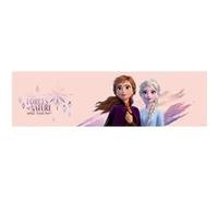 Frise auto-adhésive Disney - La Reine des Neiges 2 - modèle Anna et Elsa fond rose - 5 M x 14 CM Rose G