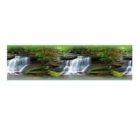 Frise auto-collante - Chutes d'eau - Multicolore - 14 cm de large - 500 cm de long