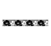 AG Design - Frise Murale Adhésive - Fleurs - Auto-Adhésif - Frise Autocollante - Sticker Mural - 0,14 x 5 m - WB 8239