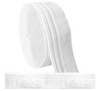 Frise autocollante 3D moulures en stuc murales, 10 m x 10 cm x 5 mm, moulures décoratives, autocollantes, Blanc B 8 x 8 PLINTHE PVC