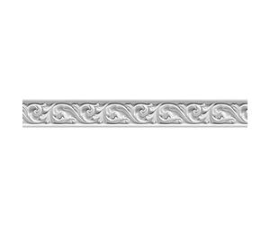 Frise décorative adhésive, acanthe motif en imitation de moulure baroque, 5 cm X 300 cm