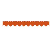 Frise décorative adhésive, coeurs rouge, romantique, saint valentin, 9 cm X 300 cm