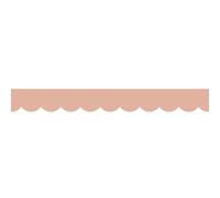 Frise décorative adhésive, festonnée rose, feston, 9 cm X 300 cm