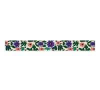 Frise décorative adhésive, fleurs colorées, rose, violet, rétro, tendance, 5 cm X 300 cm