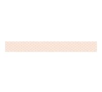 Frise décorative adhésive, myoshi pêche, éventail orange, rétro, 10 cm X 300 cm