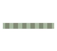 Frise décorative adhésive, rayures larges, vert, 5 cm X 300 cm