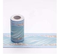 Frise Murale Adhesive - 10x100cm - PVC - Bleu - Décoration Intérieure