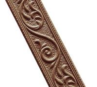 Frise Murale Adhesive Autocollants muraux en mousse auto-adhésifs imperméables, papier peint for plinthe, bordure murale, décoration de salon, chambre à coucher, maison(Bronze-01,77x4.8x0.6cm)