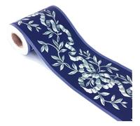 Frise Murale Adhesive,Bordure murale adhésive Décoration avec motif floral Papier peint Imperméable 10 cm x 10 m - Ble PAPIER PEINT