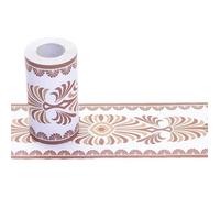 Frise Murale Adhesive - Papier peint floral pour décoration d'intérieur - 10 cm x 10 m