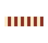 Frise Murale Nostalgia Pastel Beige - Rouge TU