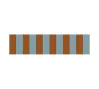 Frise Murale Nostalgia Pastel Bleu - Marron TU