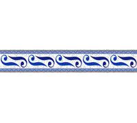 Frise piscine auto-collante Alexandrie 24 cm x 5 m
