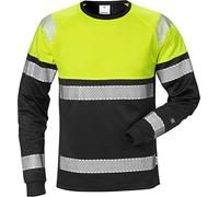 Fristads 129513 Workwear T-shirt haute visibilité pour homme Classe 1 - Jaune - Medium