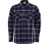 Fristads Chemise Flanelle manches longues 7421 MSF bleu marine 3XL