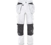 Fristads Pantalon Artisan Pantalon en coton 258 BM Blanc C60
