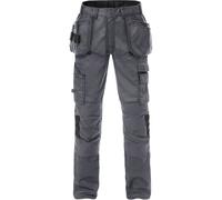 Fristads Pantalon d'artisanat 2595 STFP Gris/Noir D104