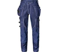 Fristads Pantalon d'artisanat stretch 2604 FASG bleu C148